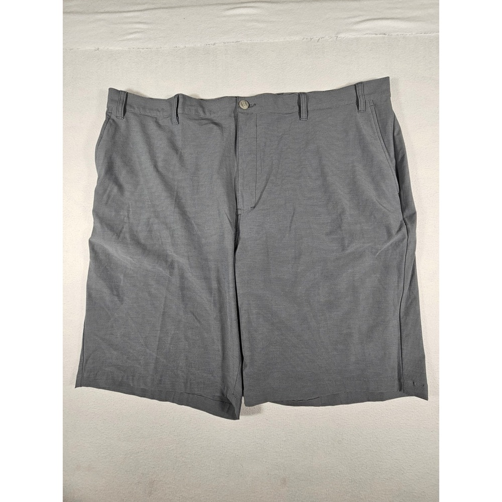 PGA‎ Tour Course Comfort Golf Shorts Mens 46 Dark Grey Heather 4-Way Stretch NEW
